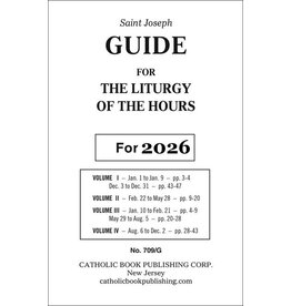 Catholic Book Publishing Corp Saint Joseph Guide For Christian Prayer: The Liturgy Of The Hours (2026) 400/G for 4 volume