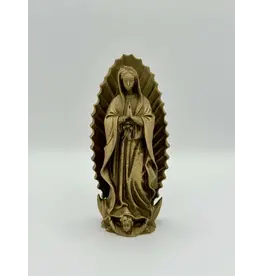 Be Still Prayer Space 3D Printed 4" Bronze Our Lady of Guadalupe