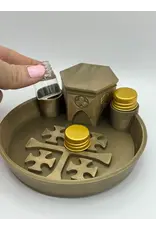 Be Still Prayer Space Rosary, Prayer Card, and Holy Water Tray