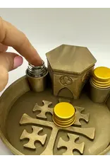 Be Still Prayer Space Rosary, Prayer Card, and Holy Water Tray