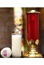 Cathedral Candle Co. SACRALUX 12% 8 DAY GLASS BOTTLE case of 12 candles