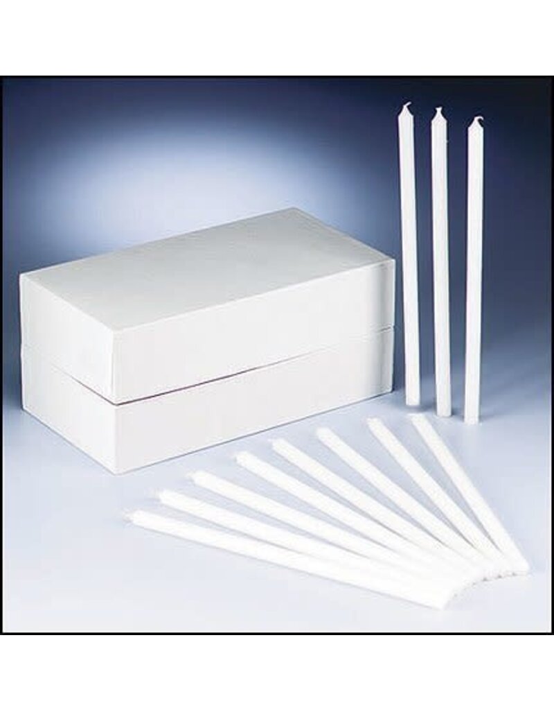 Anchor Productions Candle-Orthodox Votive-White (10" x 15/32") (Pack Of 120) (#1468) (Pkg-120)