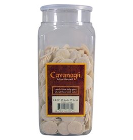 Cavanagh Altar Bread 1 1/2" (35mm) - Whole Wheat - Bottle of 500