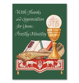 The Printery House Priest Appreciation Priestly Ordination Anniversary Greeting Card