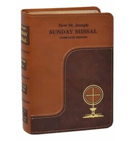 Catholic Book Publishing Corp Brown Leather St. Joseph Sunday Missal