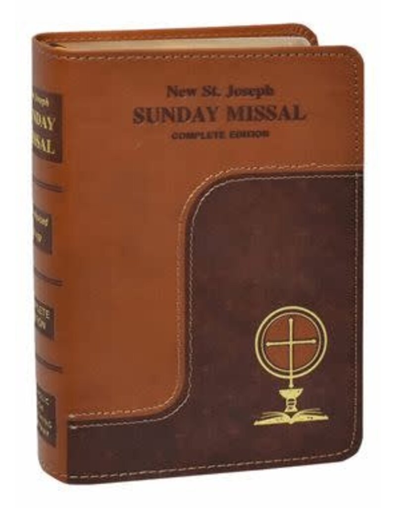 Catholic Book Publishing Corp Brown Leather St. Joseph Sunday Missal