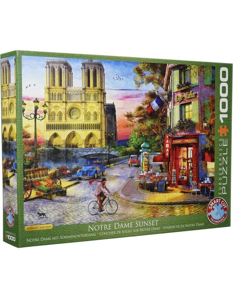 Eurographics Puzzle: Notre Dame Sunset (1,000 PC)
