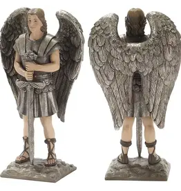 Dicksons St. Michael Resin Statue, Masculine Standing, 7 3/4"