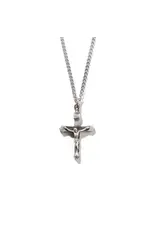 Dicksons Flare CRUCIFIX, pewter necklace-18" chain