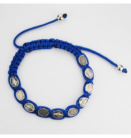 McVan Blue Miraculous Cord Bracelet