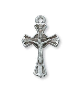 McVan Pewter Crucifix with 18" Chain