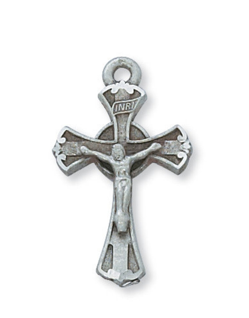 McVan Pewter Crucifix with 18" Chain