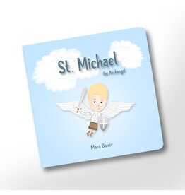 Joyfully Catholic Art - Mara Bauer St. Michael the Archangel Children’s Board Book