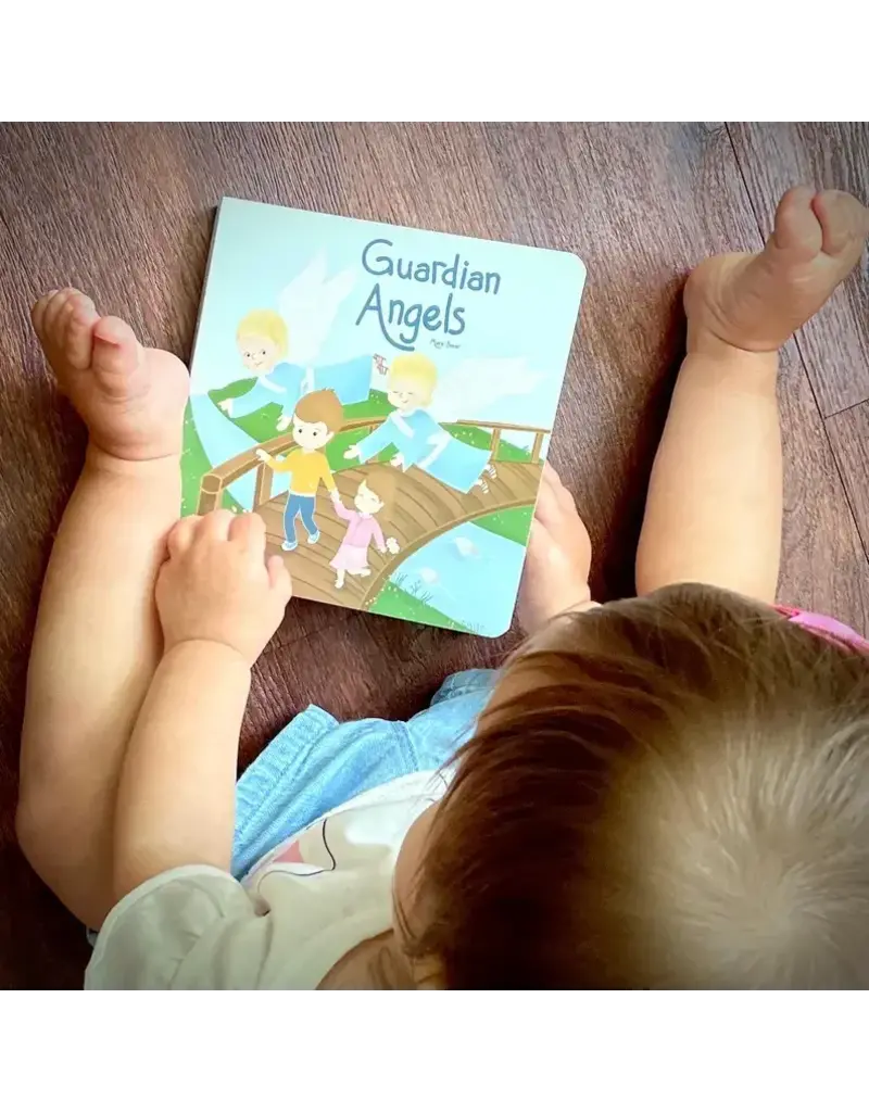 Joyfully Catholic Art - Mara Bauer Guardian Angels Board Book for Children