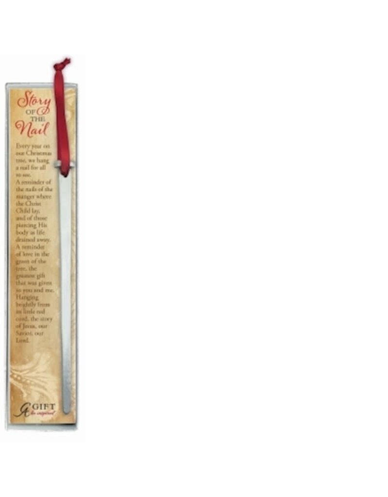 Abbey & CA Gift Ornament-Nail w/Card (7")