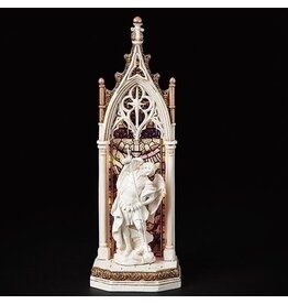 Roman, Inc 11.75" St Michael Arch Statue with LED Light Window