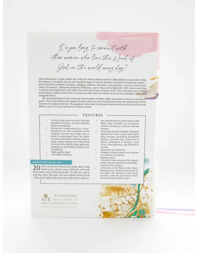 Ave Maria Press Living the Word Catholic Women's Study Bible RSV2CE