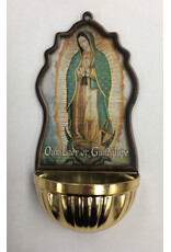 Religious Art Inc Our Lady of Guadalupe Holy Water Font