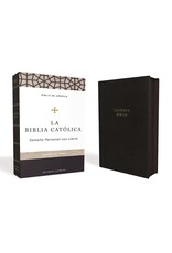 Catholic Bible Press LBLA La Biblia Catolica, Tamano Personal Con Cierre (Catholic Bible, Personal Size)-Brown Leathersoft With Zipper