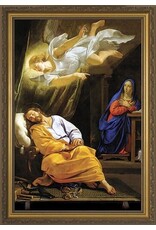 Catholic to the Max Vision of St. Joseph Framed Art (12x18)