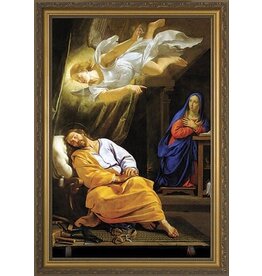 Catholic to the Max Vision of St. Joseph Framed Art (12x18)