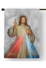 Catholic to the Max Divine Mercy Outdoor House Flag