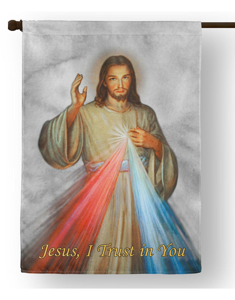 Catholic to the Max Divine Mercy Outdoor House Flag