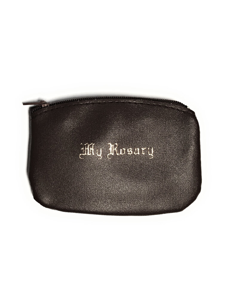 Religious Art Inc My Rosary Case Black With Zipper