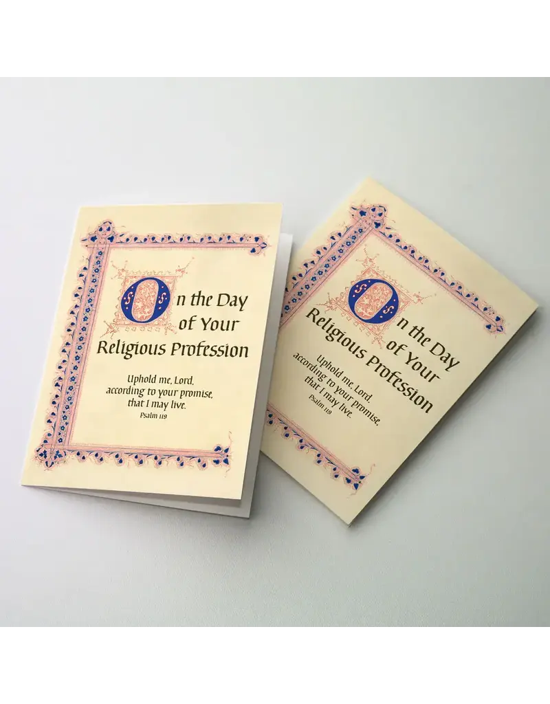 Altar + Home On the Day of  Your Religious  Profession  Greeting Card
