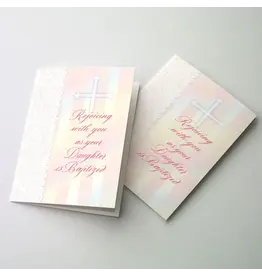 Altar + Home Rejoicing with You as Your Daughter Is Baptized - Card