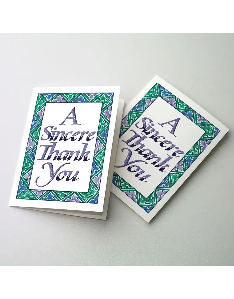 The Printery House A Sincere Thank You - Card