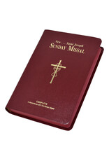 Catholic Book Publishing Corp New Saint Joseph Sunday Missal (Complete Edition) Large Print - Burgundy Imitation Leather