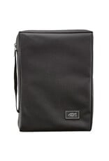 Christian Art Gifts Black Bible Cover - LG