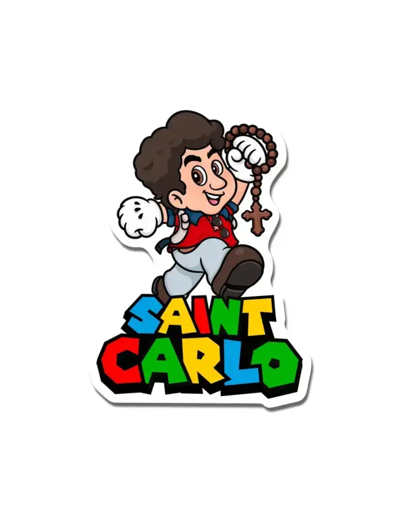 Sock Religious Super St. Carlo Acutis - Sticker