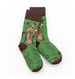 Sock Religious St. Francis of Assisi Adult Xl Socks