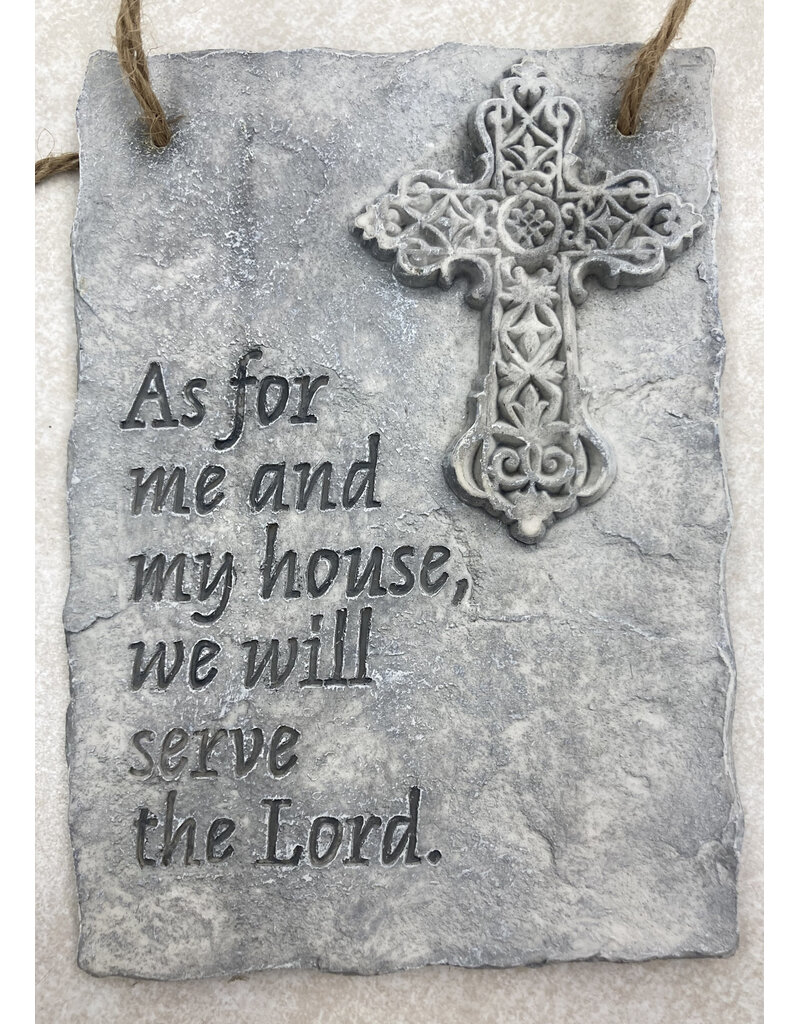 As for Me and My House Wall Plaque