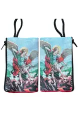 Oremus Mercy Small Rosary Pouch -St. Michael The Archangel (3″ x 4″)