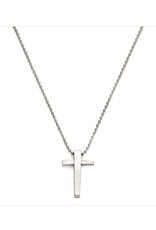 Steel Cross with 20" 2.4mm Bead Chain