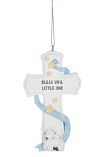Swanson Christian Products Ornament-Baptism-Bless You Little One (2.25" x 4.375")