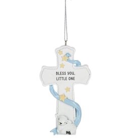 Swanson Christian Products Ornament-Baptism-Bless You Little One (2.25" x 4.375")