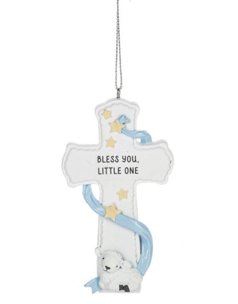 Swanson Christian Products Ornament-Baptism-Bless You Little One (2.25" x 4.375")