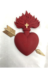 Be Still Prayer Space 3D Printed Restless Heart, 6" Colorized