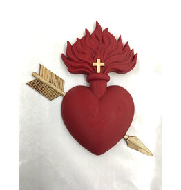 Be Still Prayer Space 3D Printed Restless Heart, 6" Colorized