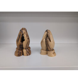 Holy Land Handicraft, LLC Olivewood Praying Hands, approx. 4"