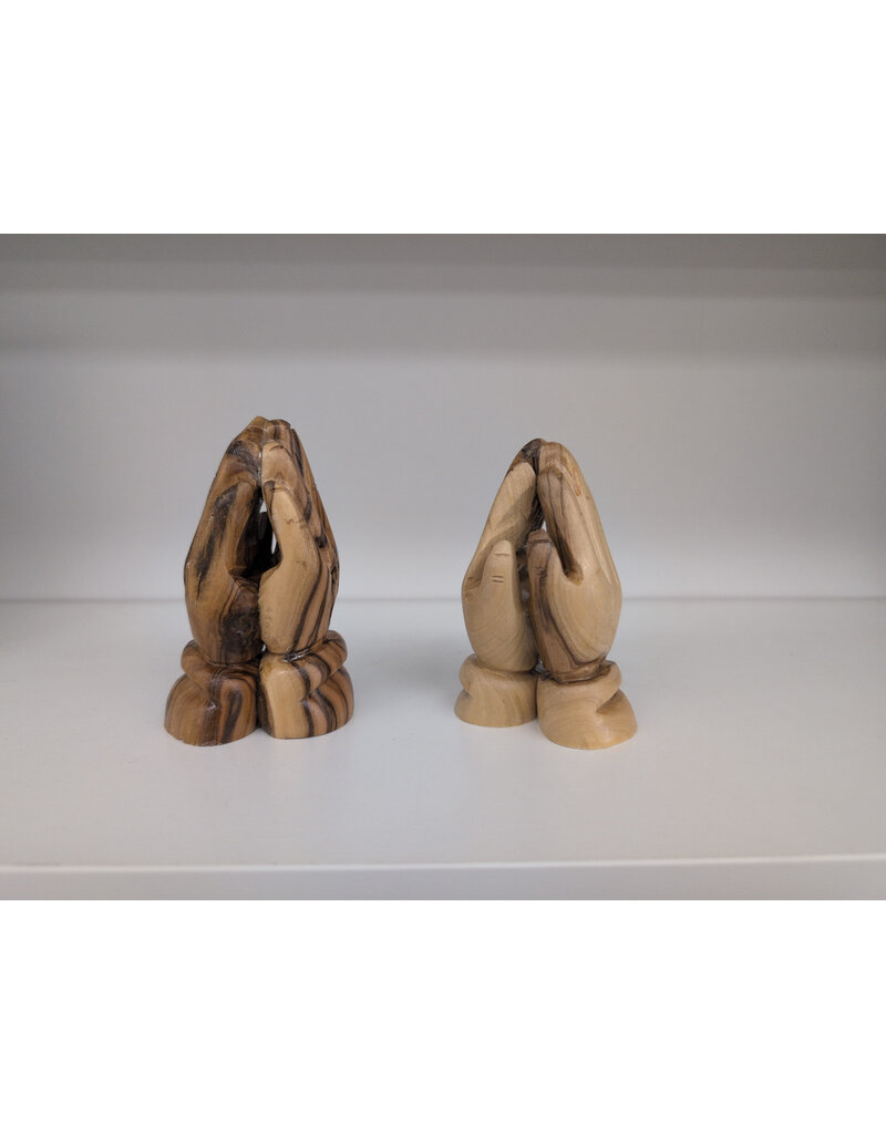 Holy Land Handicraft, LLC Olivewood Praying Hands, approx. 4"