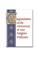 Altar + Home Congratulations... Religious Profession Anniversary Card