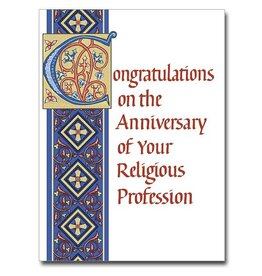 Altar + Home Congratulations... Religious Profession Anniversary Card
