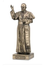 Goldscheider of Vienna Bronze Pope Francis Statue