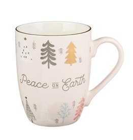 Christian Art Gifts Mug-Peace on Earth (Luke 2:14) (12 Oz)
