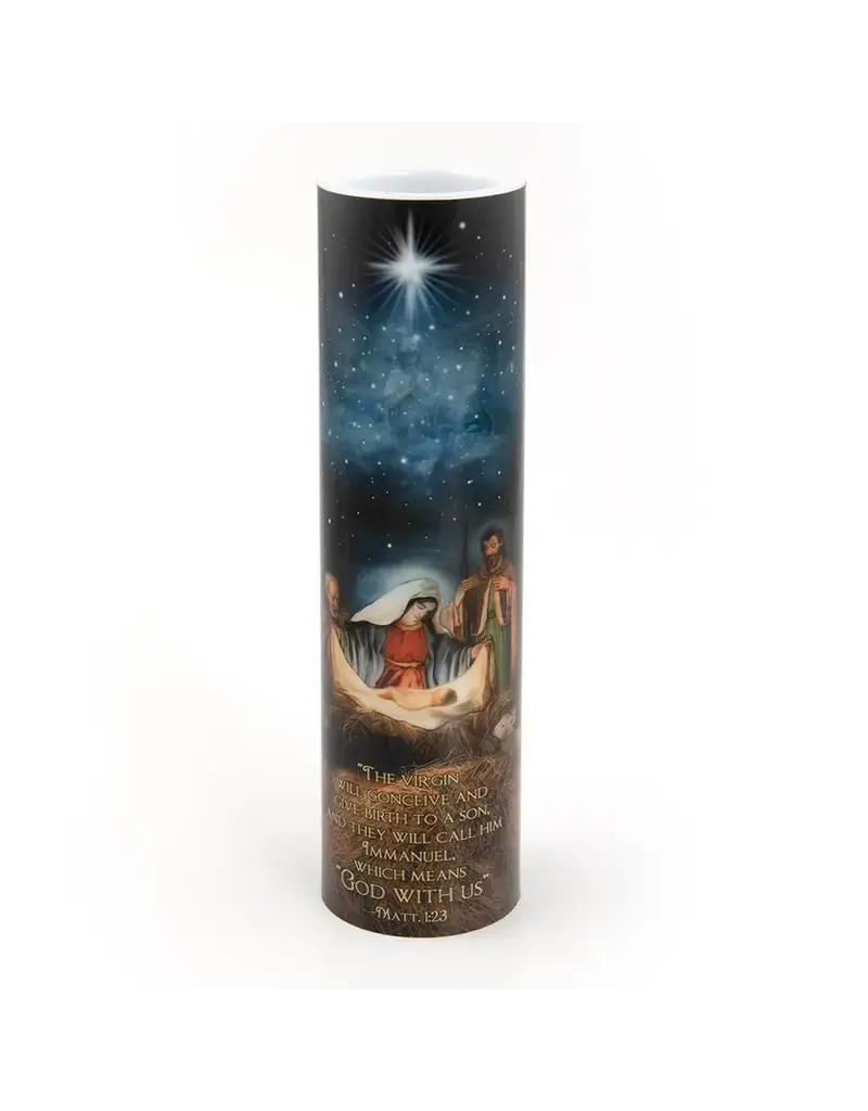 The Saints Gift Collection Nativity - Flameless Prayer Candle